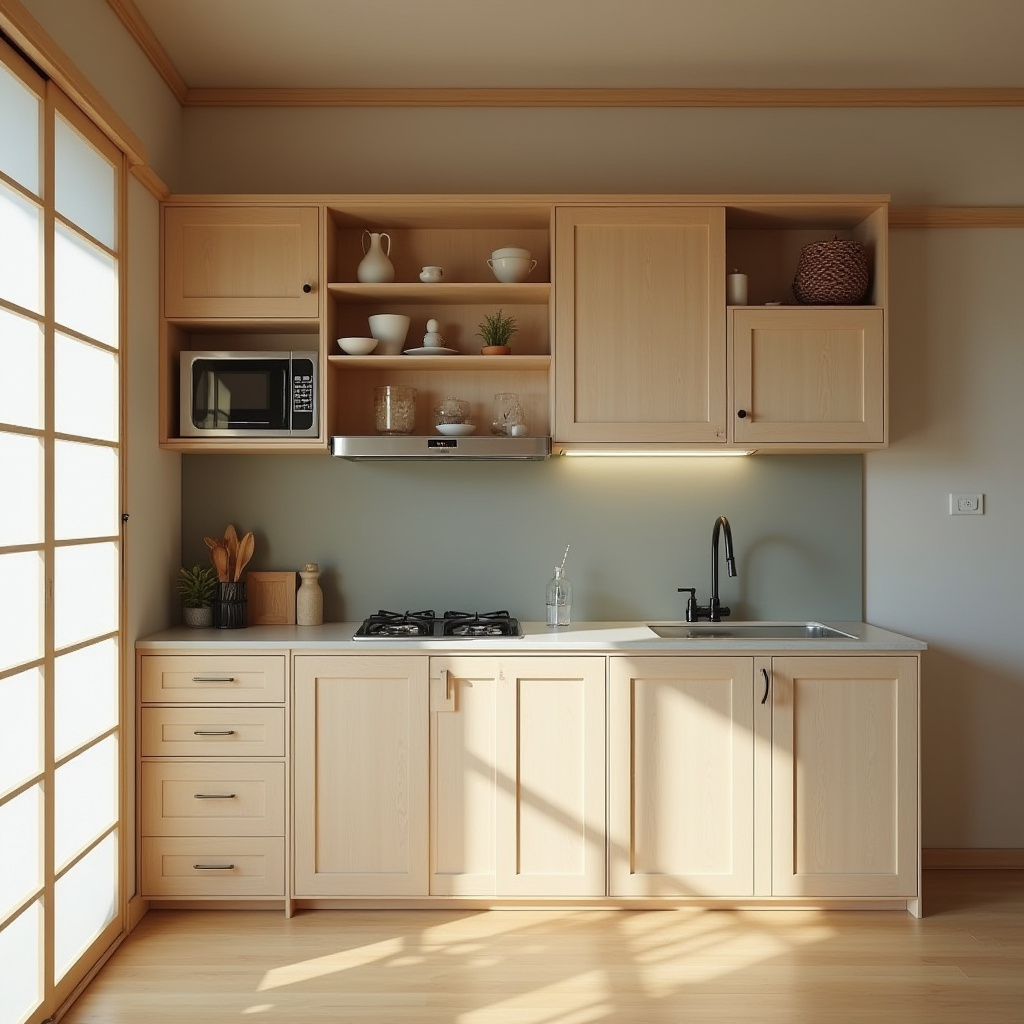 Japanese minimalist kitchen
