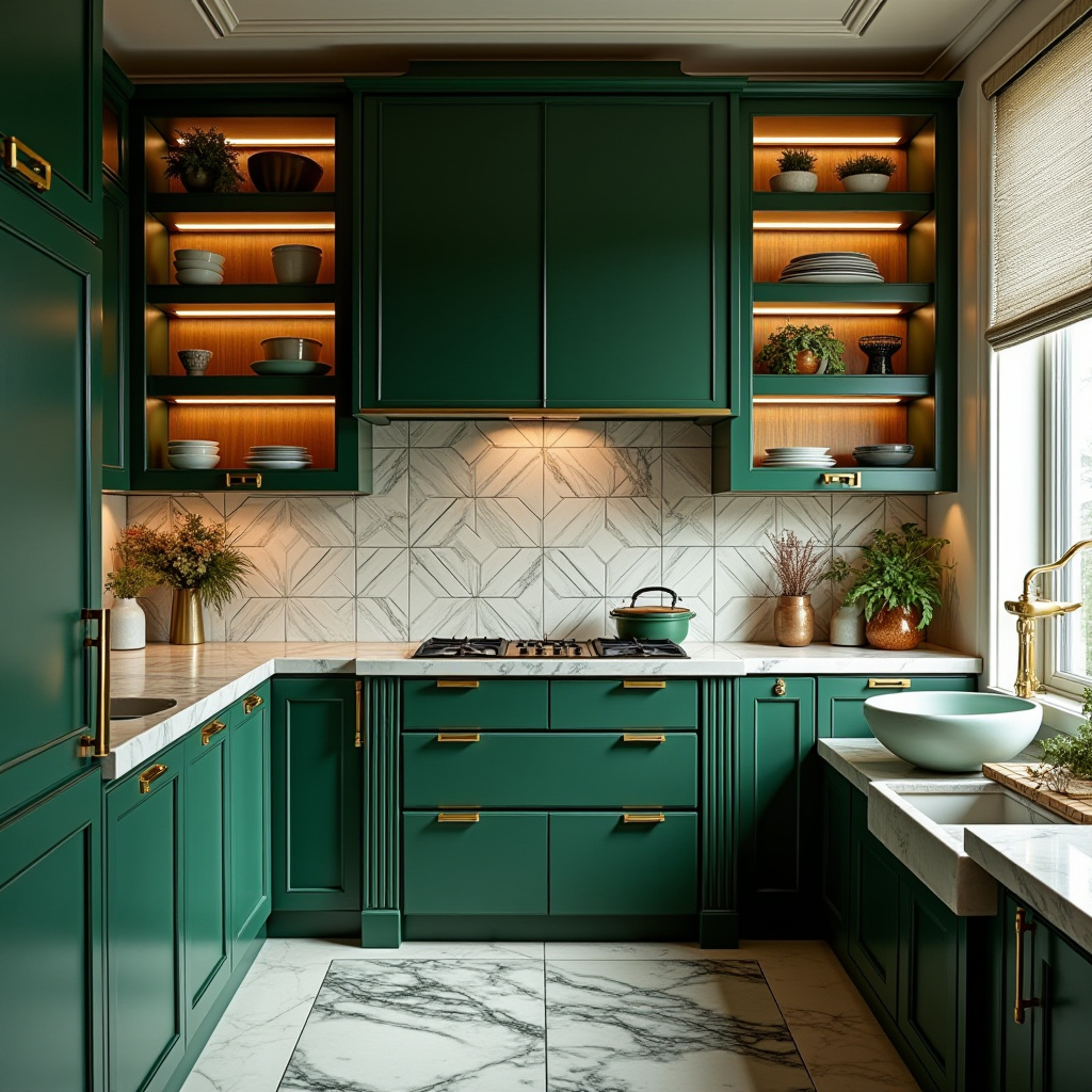 art deco kitchen
