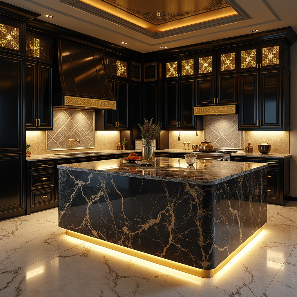 Glamorous Art Deco Kitchen