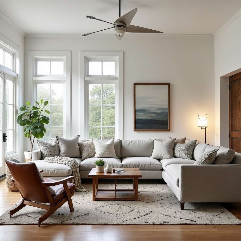 gray sectional living room 5