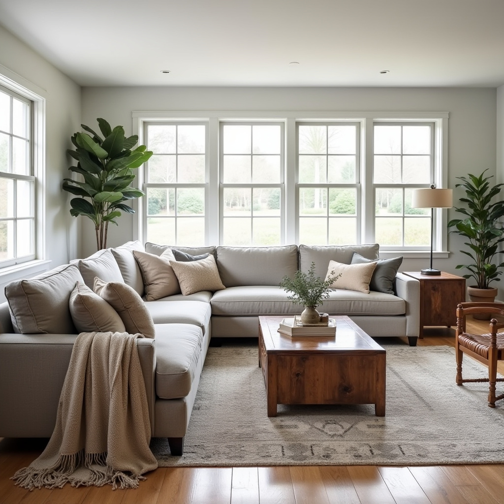 gray sectional living room 6