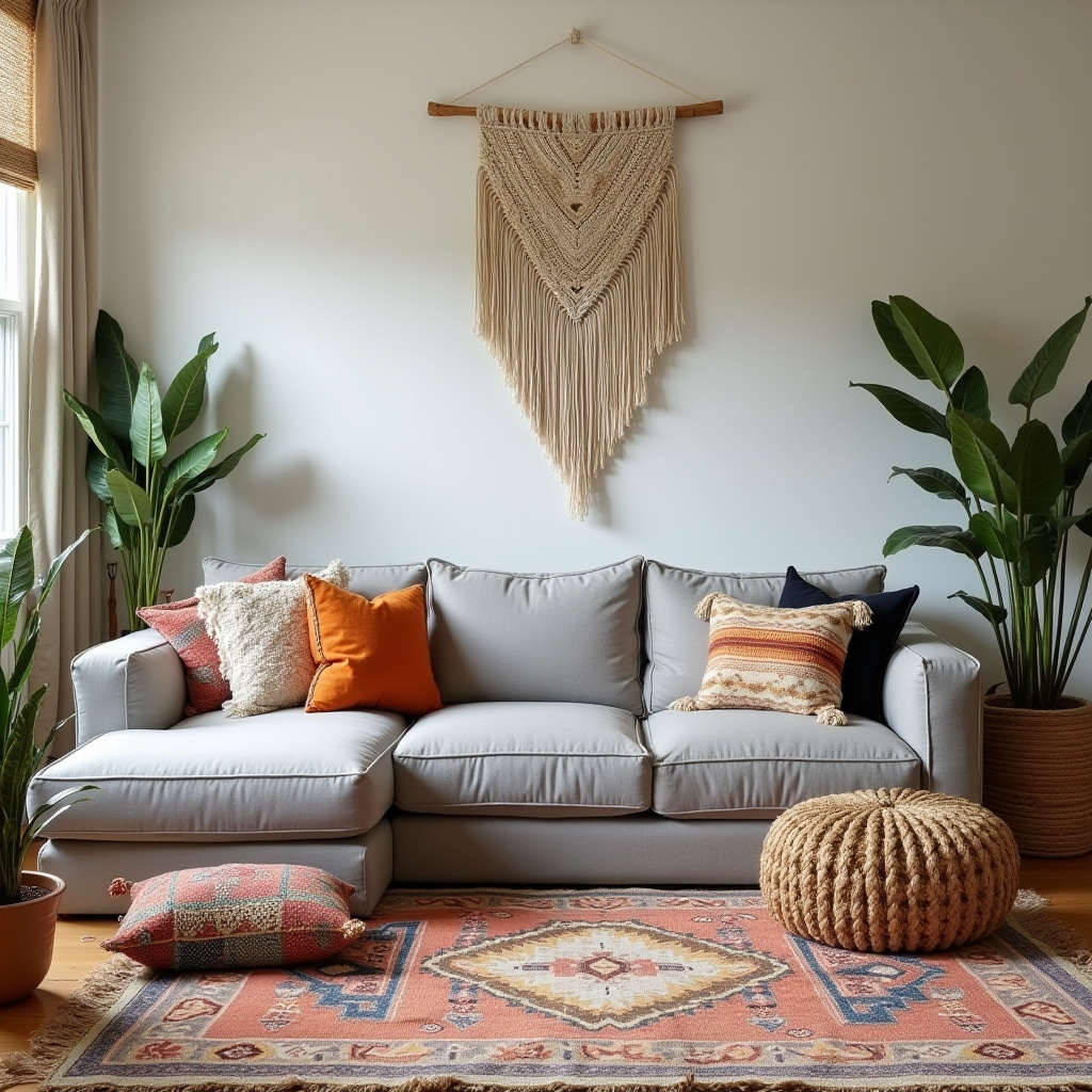 gray sectional living room 10