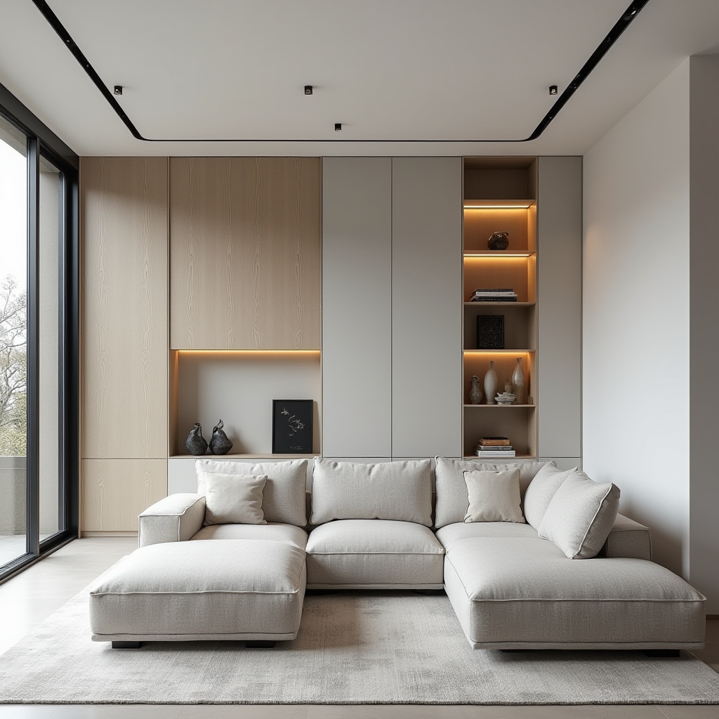 gray sectional living room 11