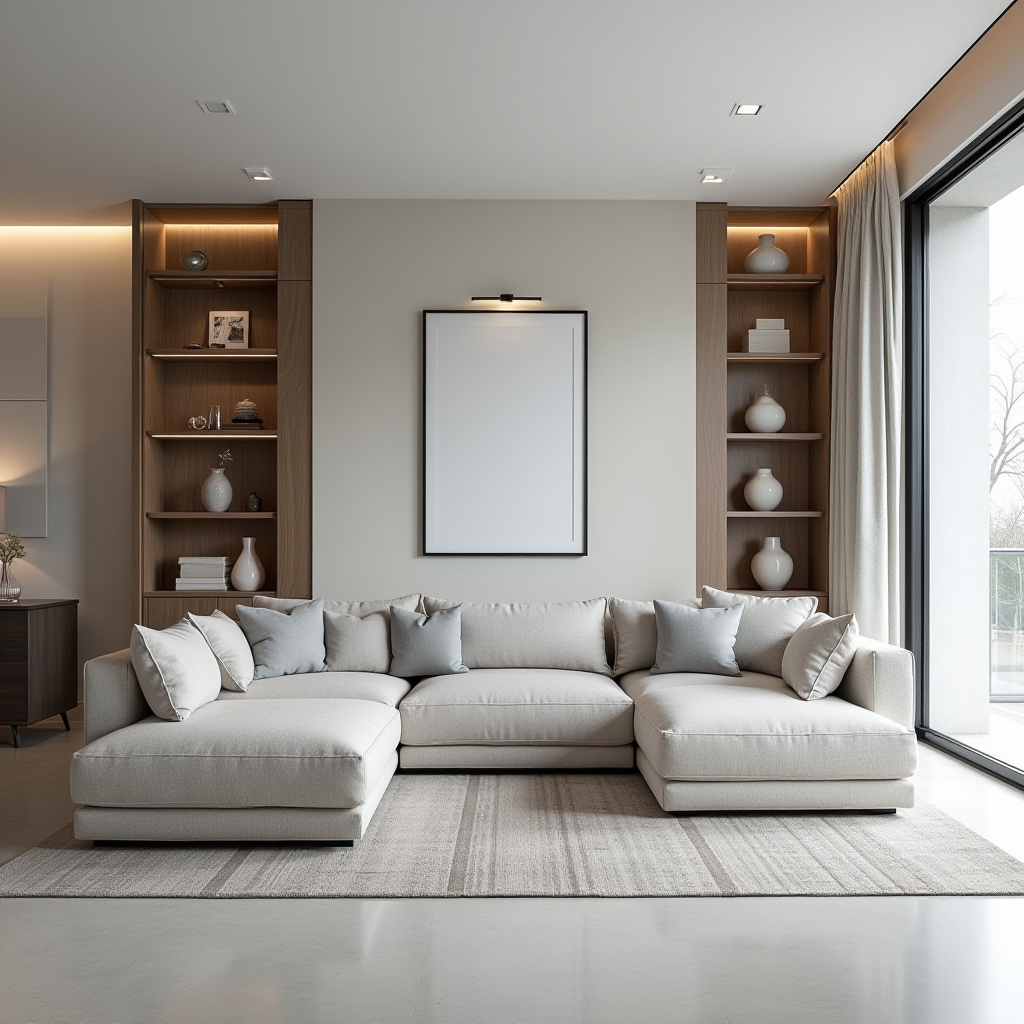 gray sectional living room 12