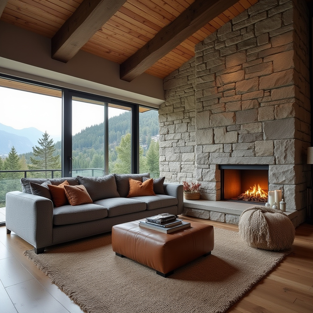 gray sectional living room 15