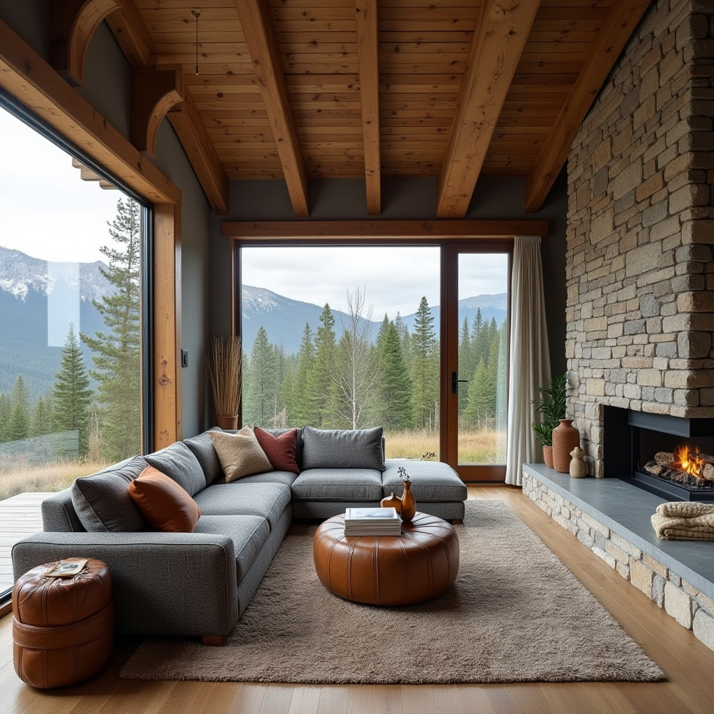 gray sectional living room 16