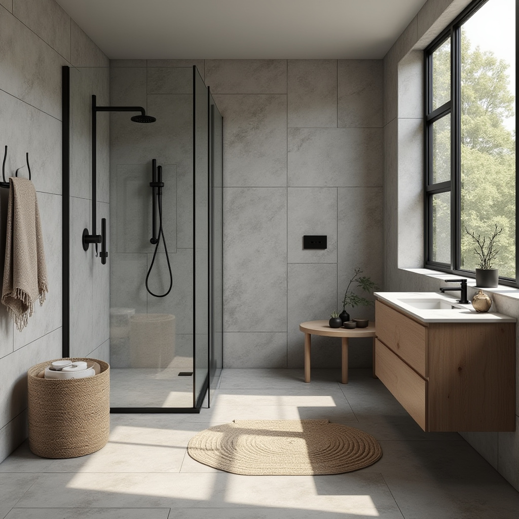 farmhouse bathroom tile 5