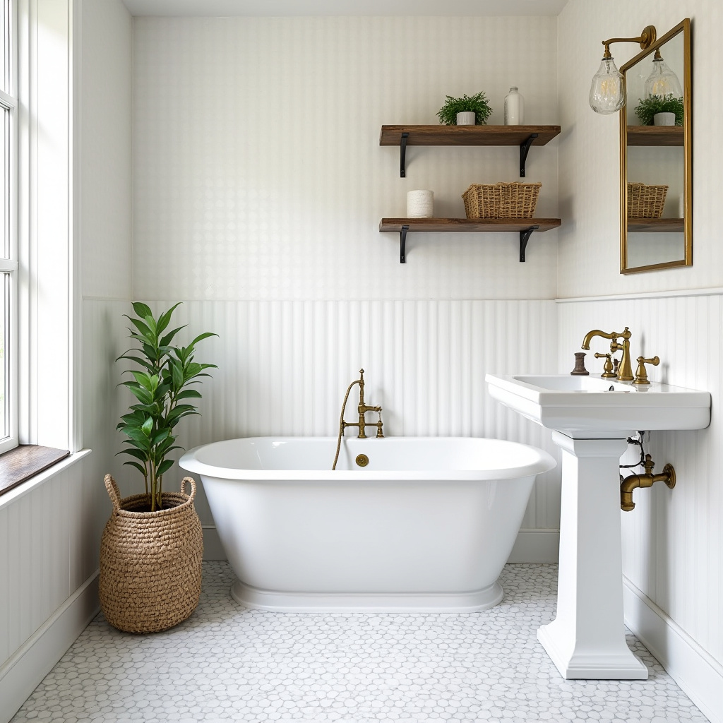 farmhouse bathroom tile 8