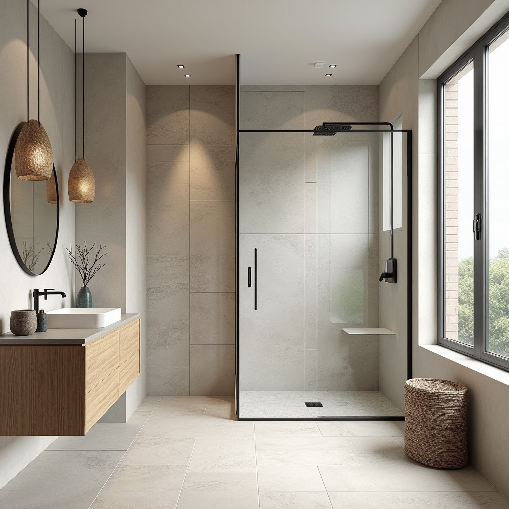 farmhouse bathroom tile 13