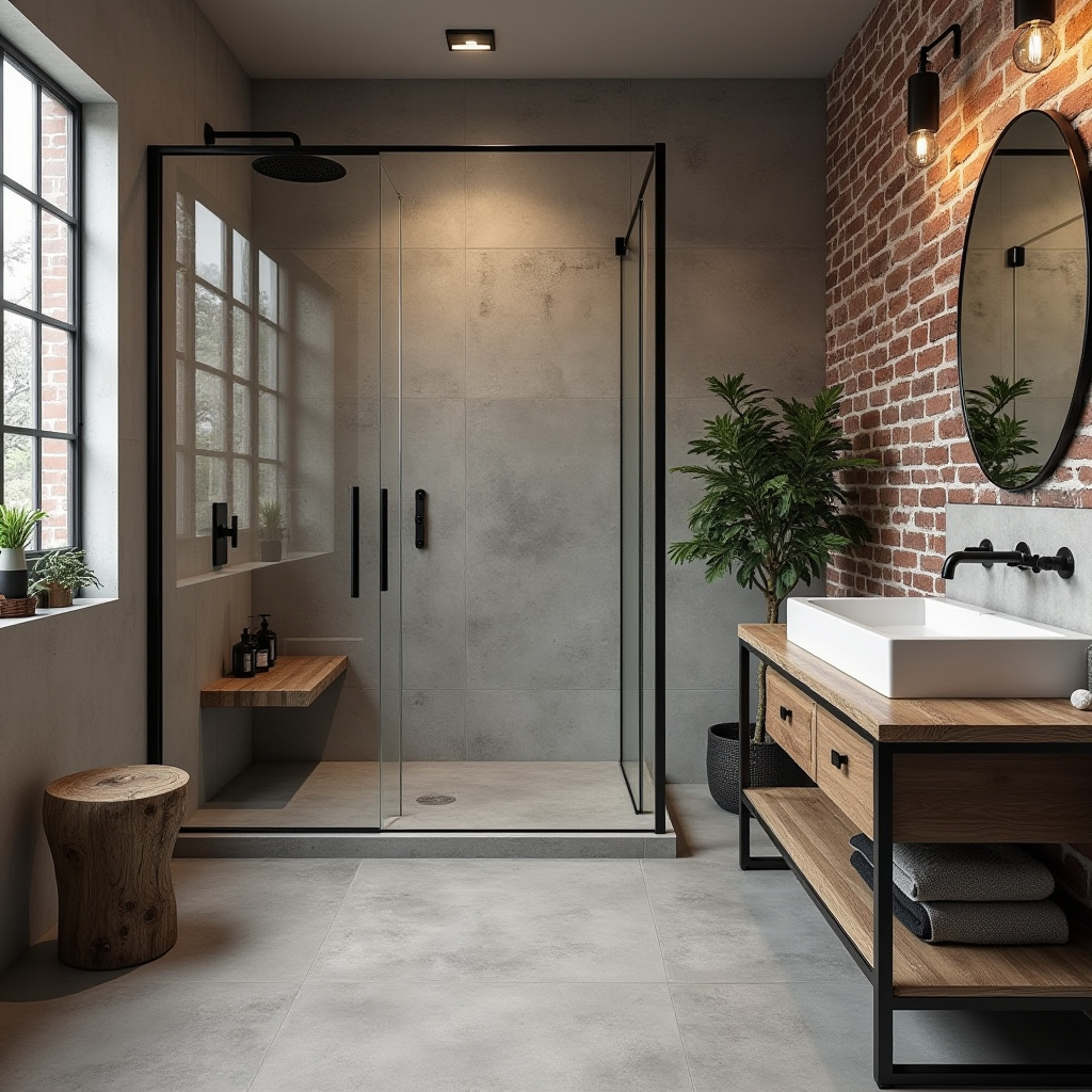 farmhouse bathroom tile 18