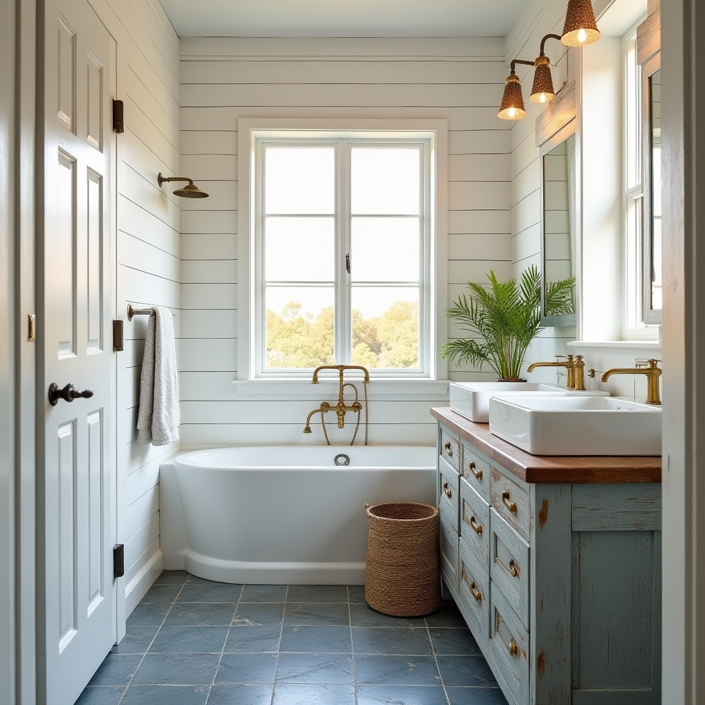 farmhouse bathroom tile 19