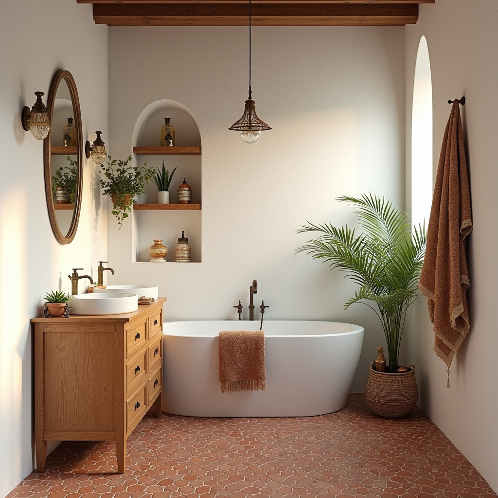 farmhouse bathroom tile 27