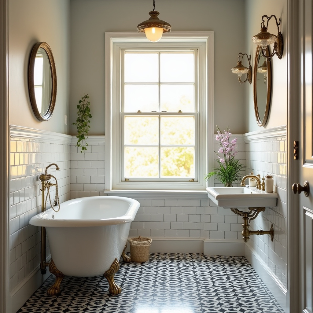 farmhouse bathroom tile 38