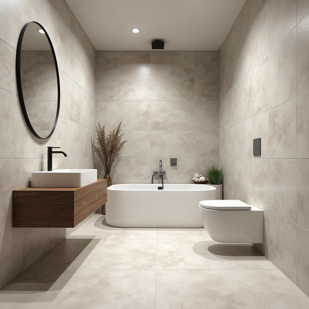 farmhouse bathroom tile 40