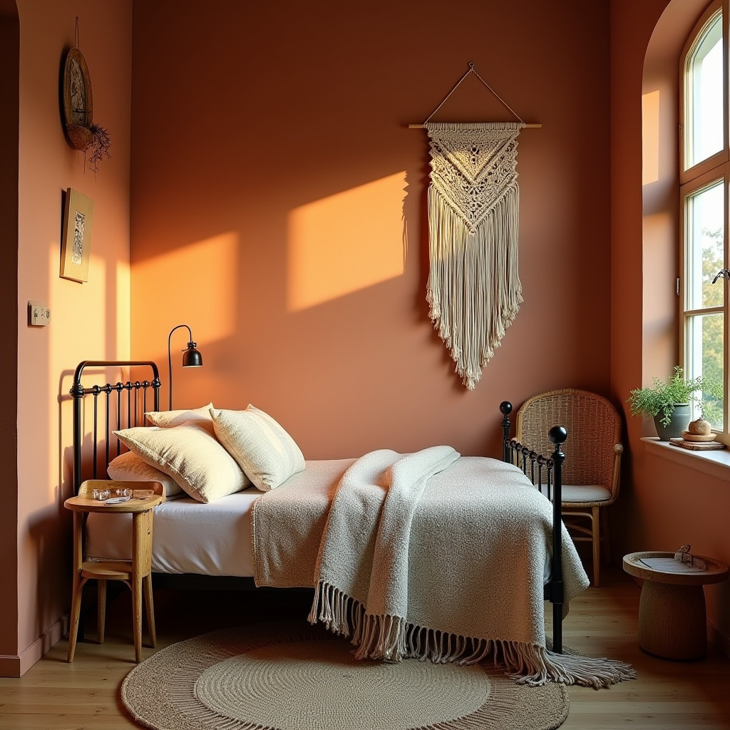 small bedroom paint colors terracotta