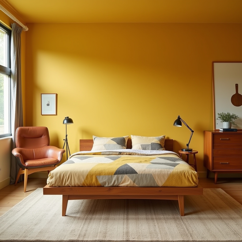small bedroom paint colors mustard yellow
