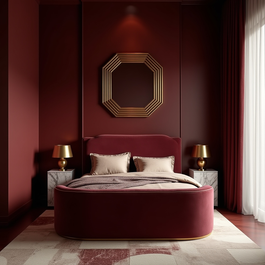 small bedroom paint colors burgundy