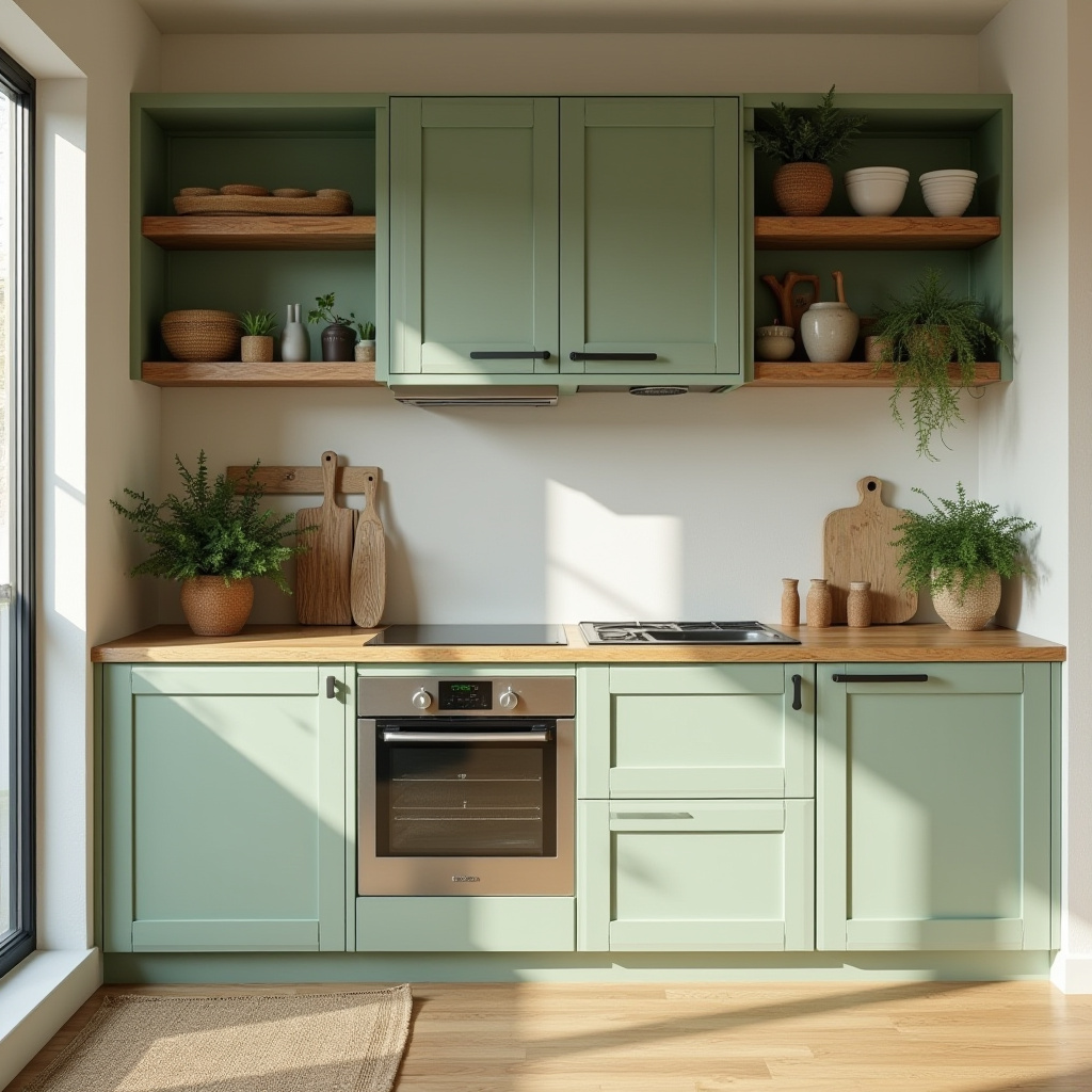 Eco-friendly single wall kitchen