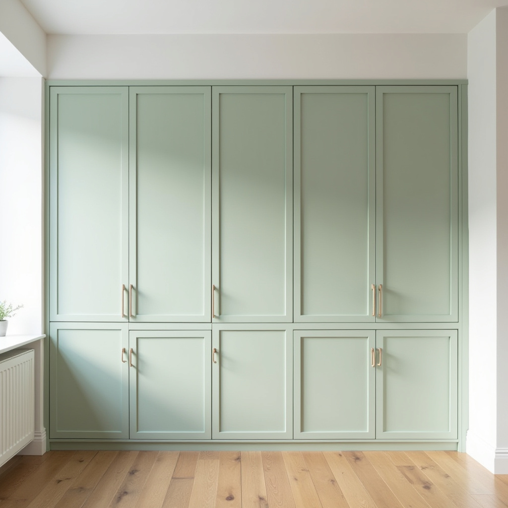 Scandinavian built-in dining cabinets