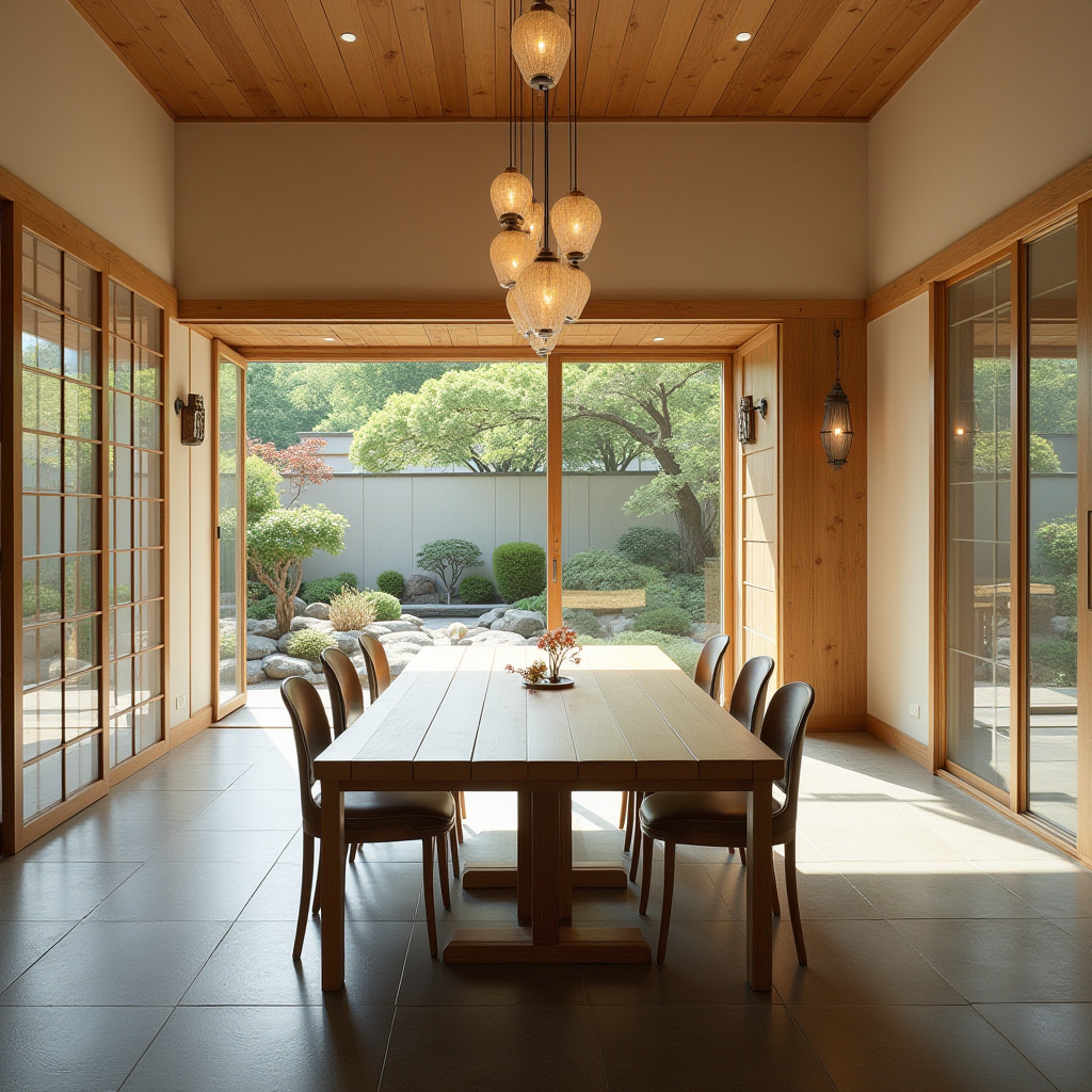 minimalist bamboo dining room cabinets