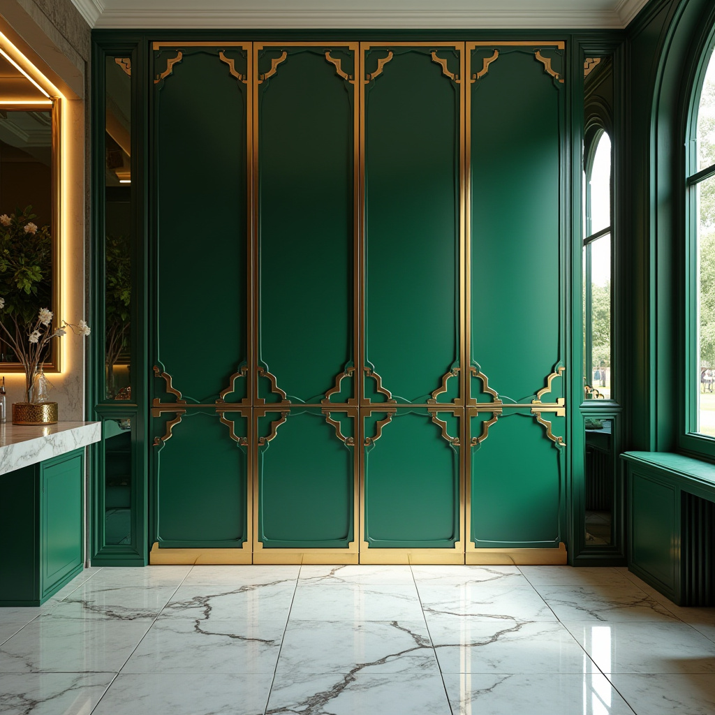 luxurious art deco dining room cabinets