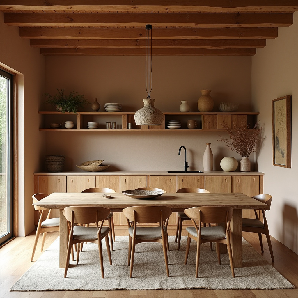 sustainable recycled wood dining cabinets