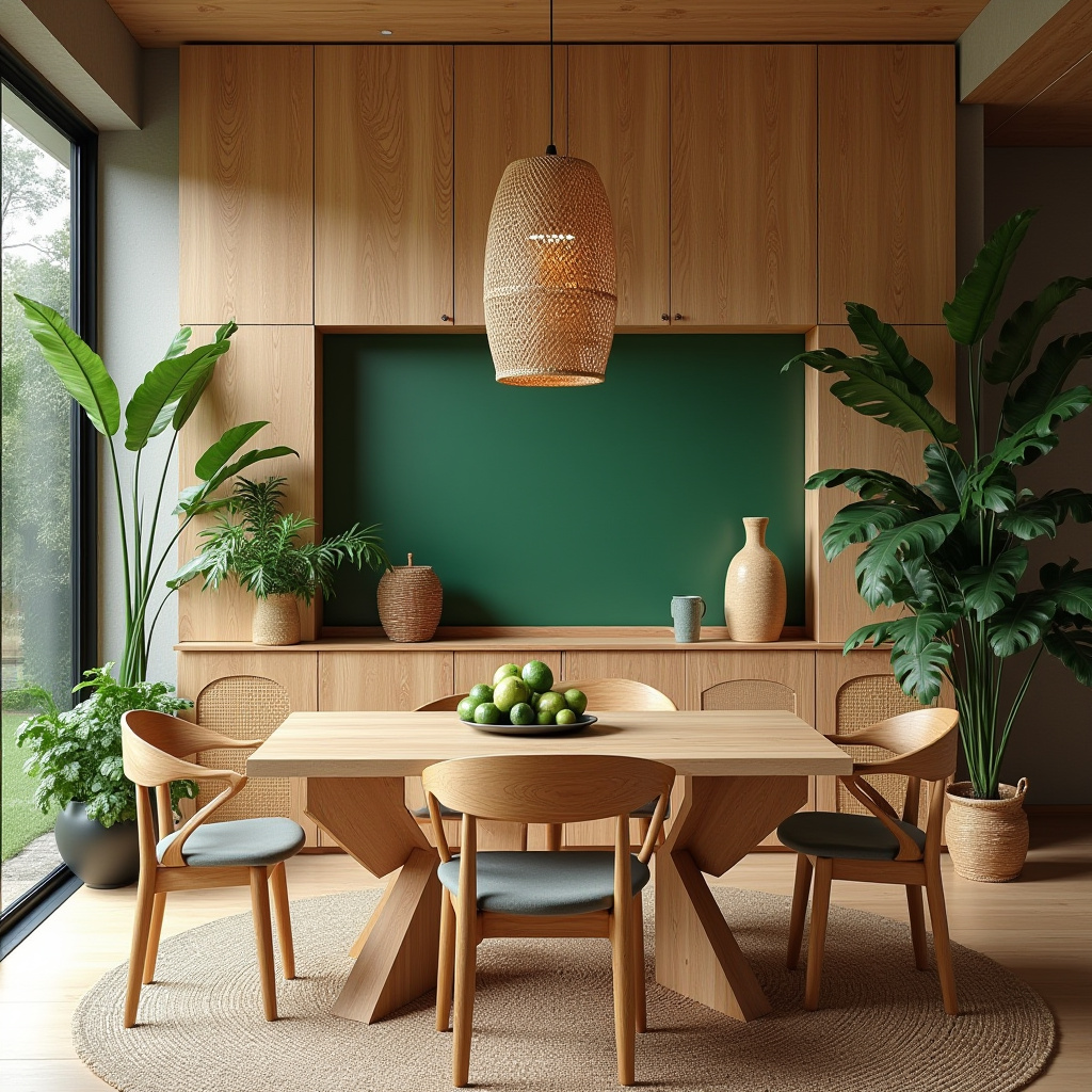 modern tropical dining room cabinets