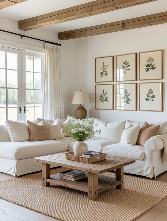 cozy rustic living room