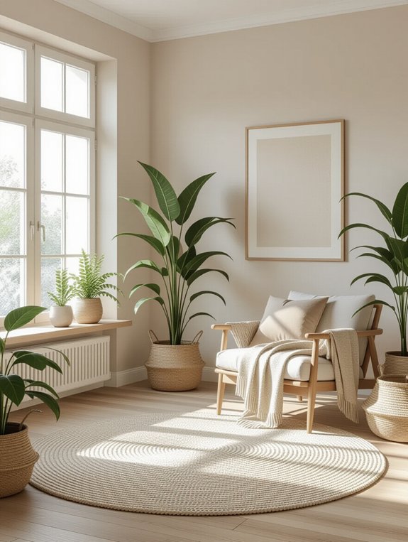 lush greenery for freshness