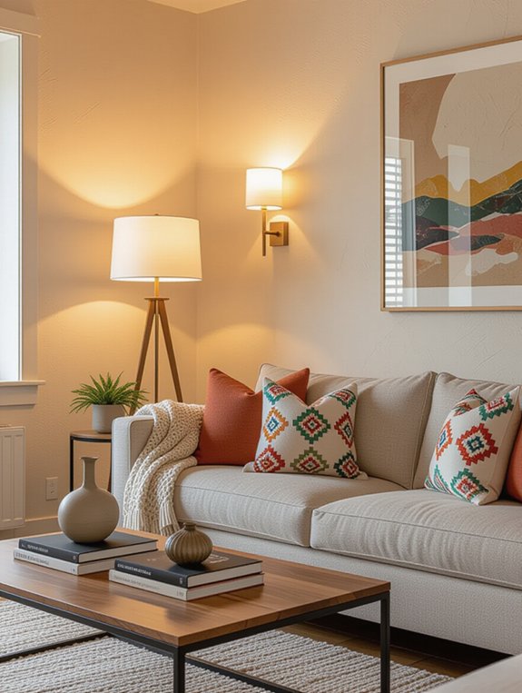 layered lighting for comfort