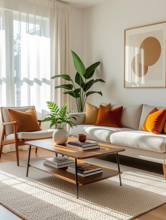 furniture arrangement enhances space