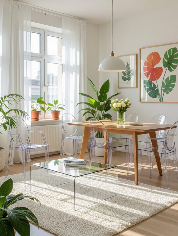 enhance space with transparency