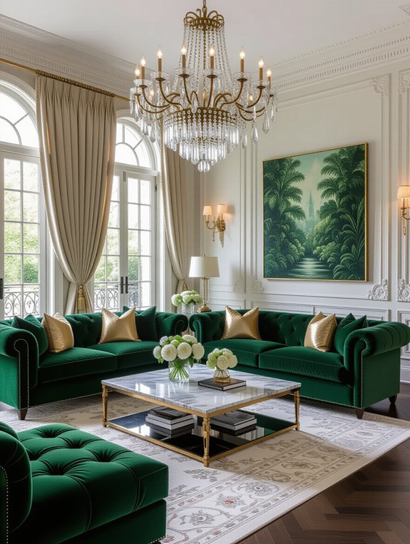 elegant luxurious living room