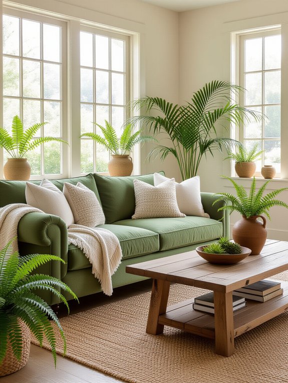 nature inspired calming decor