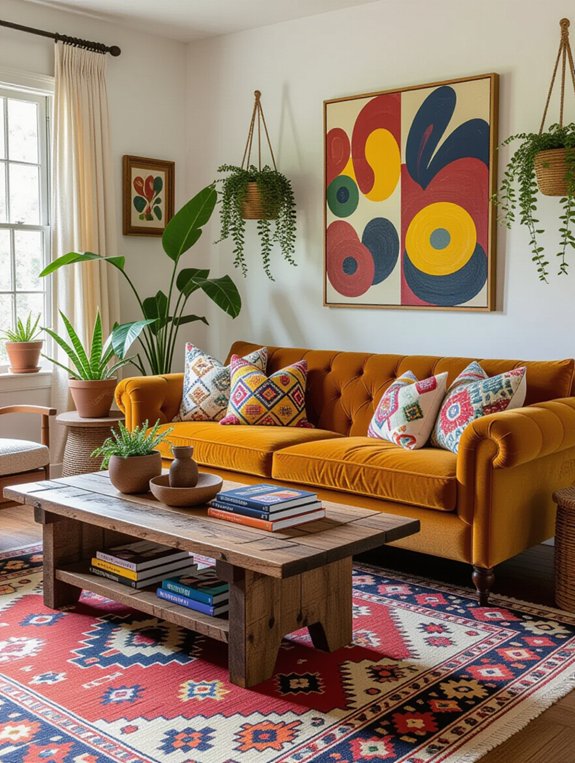eclectic style vibrant retreat