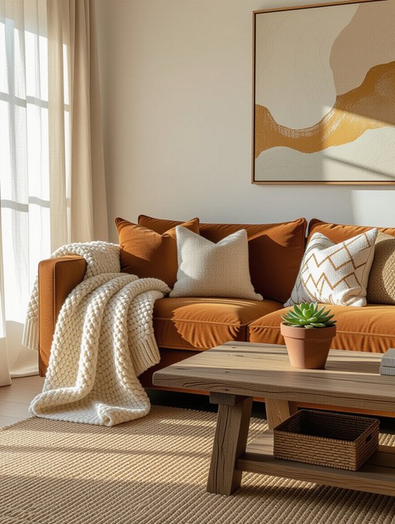 textured layers for coziness