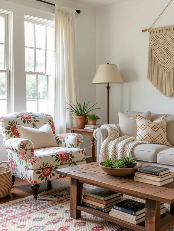 curate charming vintage decor