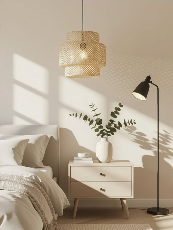 stylish layered lighting fixtures