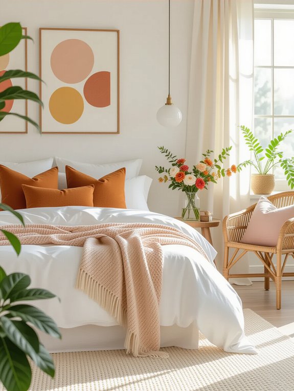 seasonal bedroom decor refresh