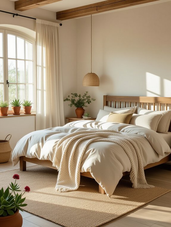 organic textile bedroom decor