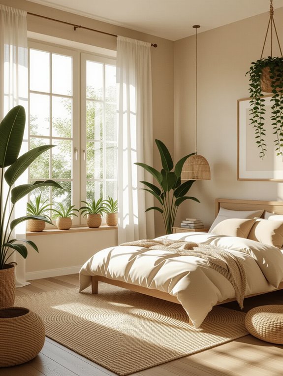 natural light in bedroom