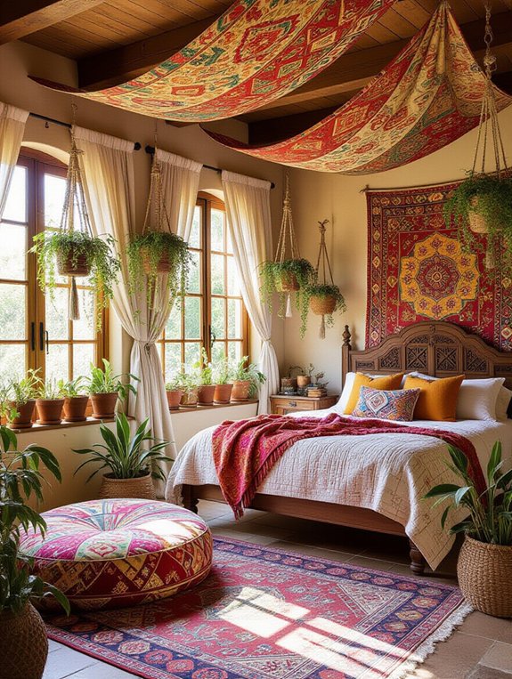 vibrant eclectic bohemian decor