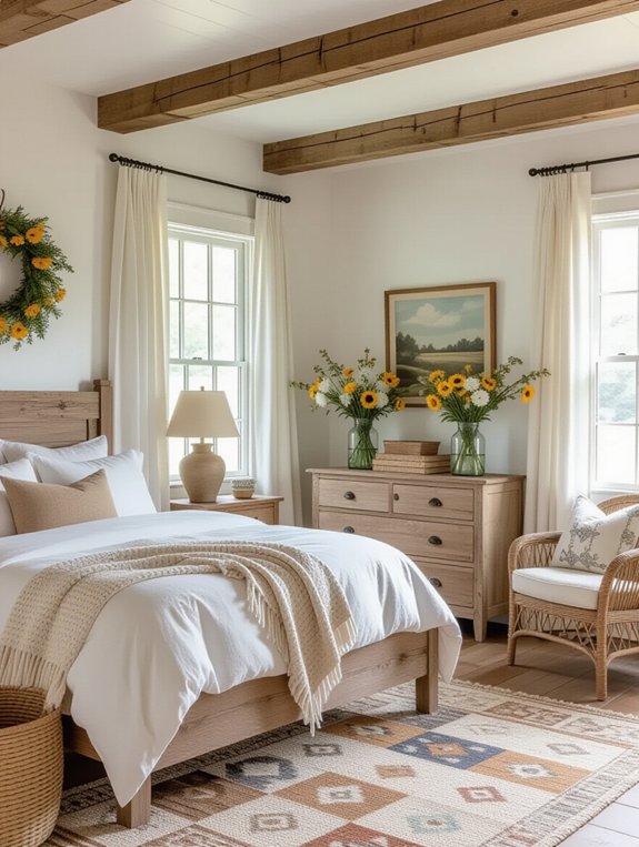 cozy rustic farmhouse retreat