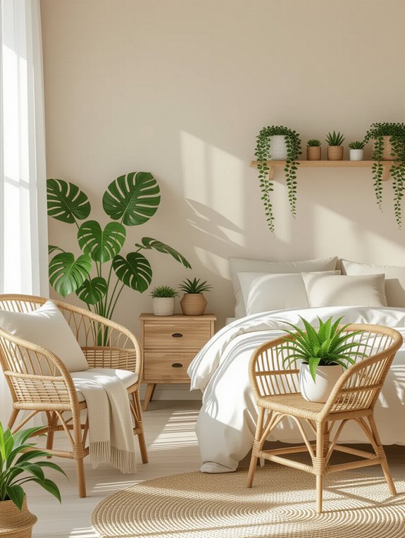 plants enhance bedroom freshness