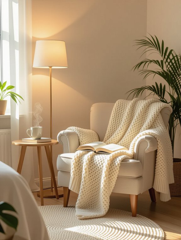 cozy nook with comfort