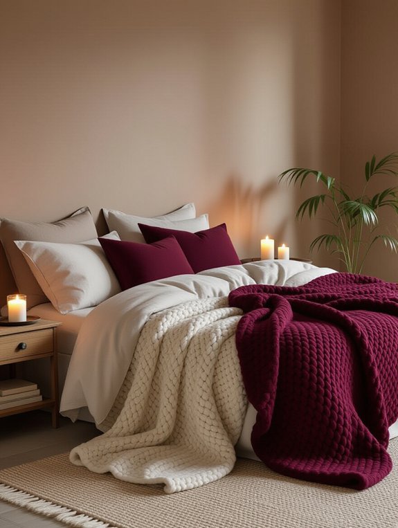 warm bedding for comfort
