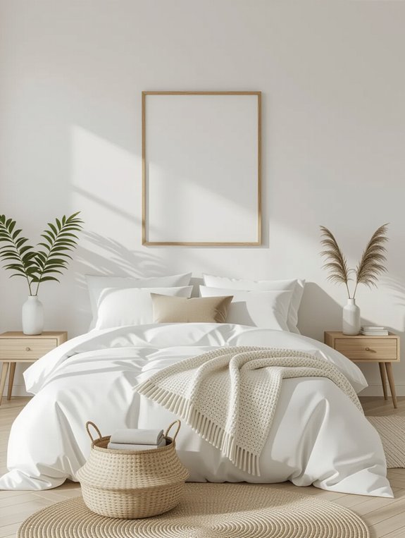 organized and clutter-free bedroom