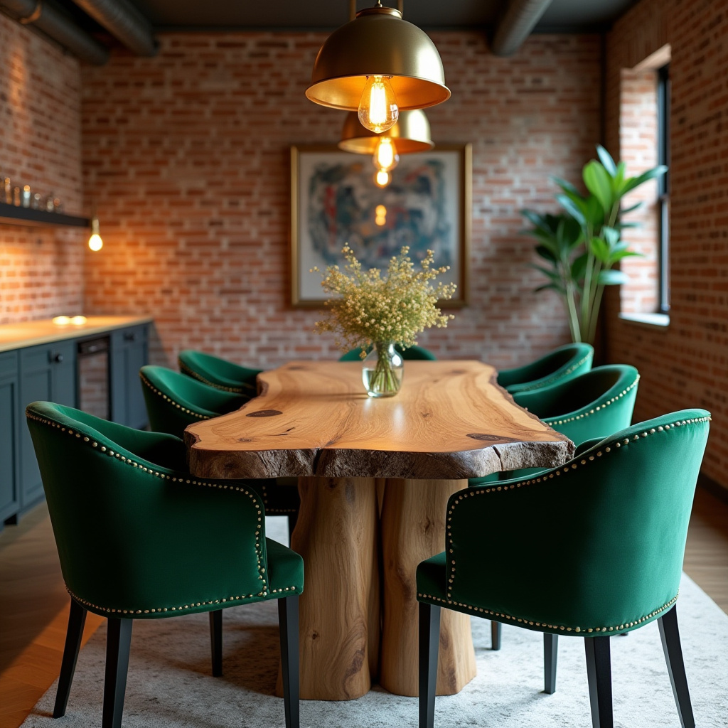 urban loft dining room