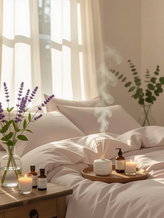 transform bedroom with aromatherapy
