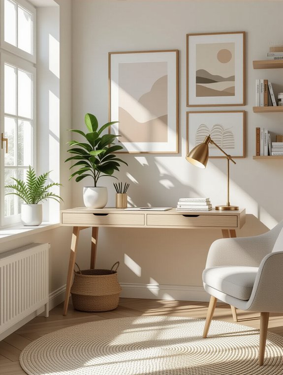 stylish productive workspace design
